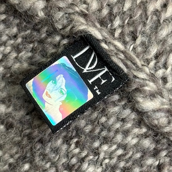 Diane Von Furstenberg Long Wool Chunky Sweater Cardigan Wrap - Picture 12 of 15